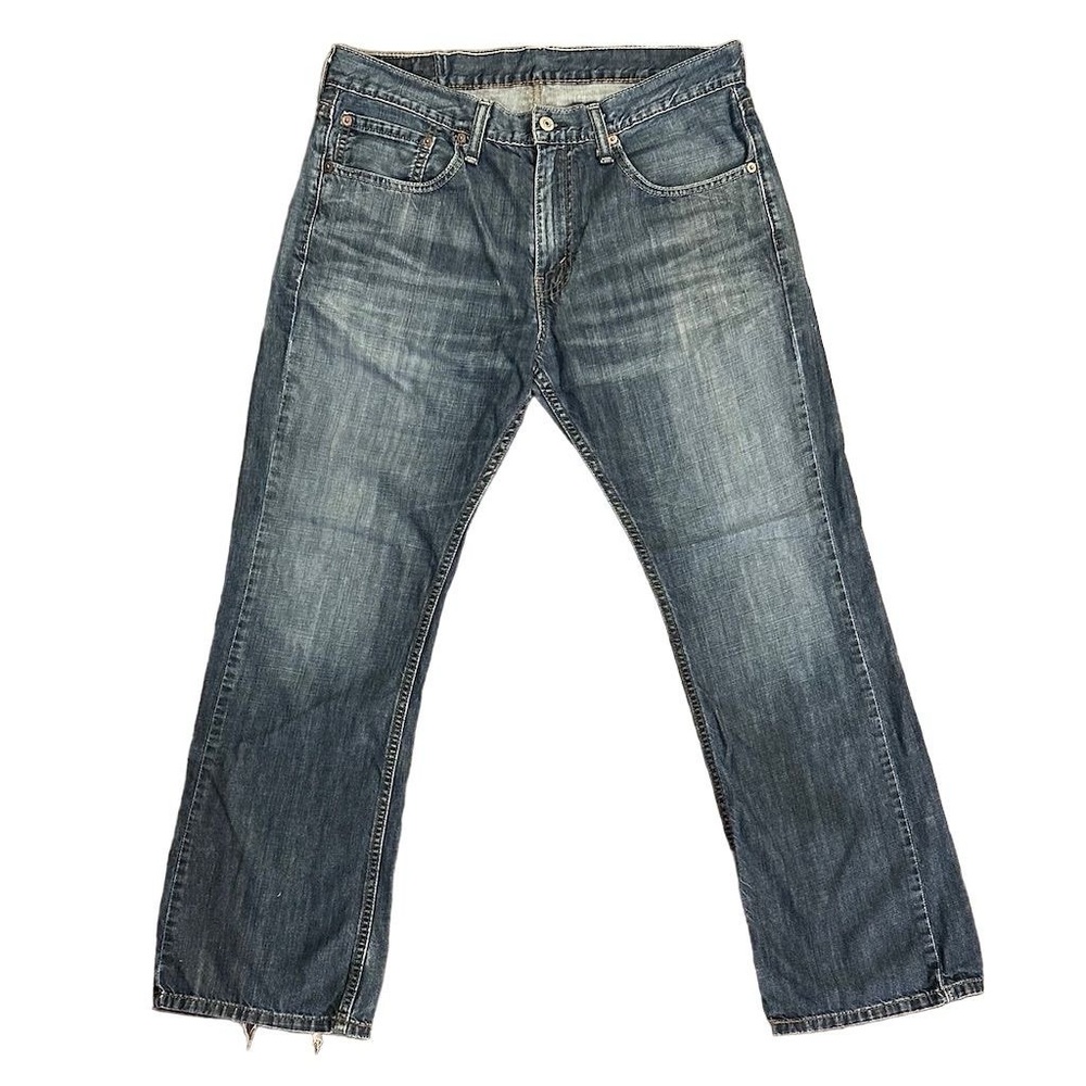 Levi's 527 Men's Slim Bootcut Jeans Blue W34 L30 Denim 5-Pocket